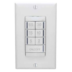 Sensorswitch Timer Switch,60 Min,White PTS 60 WH