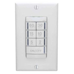 Sensorswitch Wall Switch Timer, White, 120/277V AC PTS 60 WH