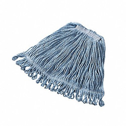 Rubbermaid Commercial Wet Mop,Blue,Cotton/Synthetic FGD21206BL00