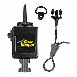 Gear Keeper Mic Retractor,42in. L,Black,Plastic,Snap  RT3-4112