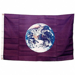 Annin Flagmakers Earth Flag,3x5 Ft,Nylon 1347