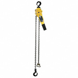 Oz Lifting Products Lever Chain Hoist,Cap 1500Lb,Lift 15Ft OZ075-15LHOP
