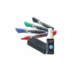 Quartet Dry Erase Marker Set,Chisel,PK4 5001M-4SKA