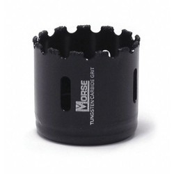Morse Hole Saw,Diameter:3",Carbide Grit MHSG48