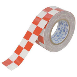 Brady Floor Tape,Red/White,2 inx100 ft,Roll 121916