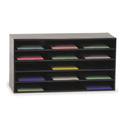 Durham Mfg Literature Rack,17 1/4" H,Black 434-08