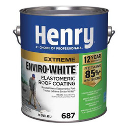 Henry Elastomeric Roof Coating,0.9 gal HE687046