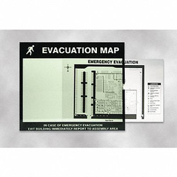 Accuform Map Holder,Fits 11 x 17 In Map DTA204