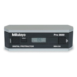 Mitutoyo Digital Protractor,Acc. 0.05 deg. 950-318