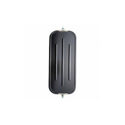 Velvac Black Ribbed Back Mirror 705104