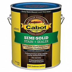 Cabot Stain,Cordovan Brown,SemiSolid Flat,1gal 140.0017437.007
