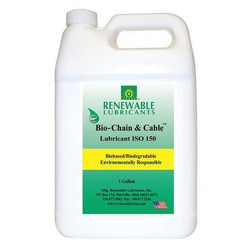 Renewable Lubricants ChainWireRope Lube,1 gal.,Jug 83083