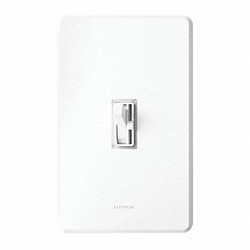 Lutron Lighting Dimmer,Toggle,White AYCL-253P-WH