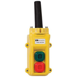 Kh Industries PendantCntrlStation,DeadEnd,2Buttn,Ylw CPH02-B00-000A