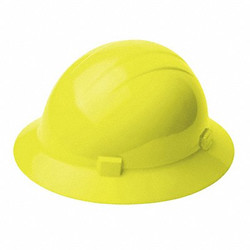 Erb Safety Hard Hat,Type 1, Class E,Hi-Vis Yellow 19228