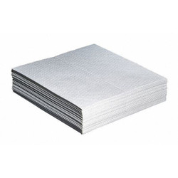 Pig Absorb Pad,Oil-Based Liquids,White,PK50 MAT426