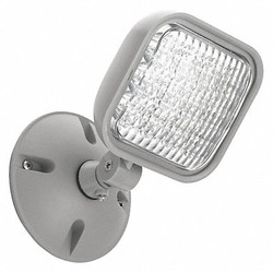 Lithonia Lighting Wet Loc Rmt Hd,3.6 V,LED,Plst,Gray  ERE GY SGL WP SQ M12