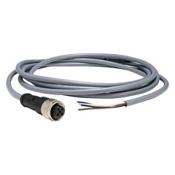 Telemecanique Sensors Cordset,16.4 ft.,Gray,250VAC/300VDC  XZCPV1141L5