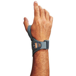 Proflex by Ergodyne Wrist Support,S,Right,Gray 70292