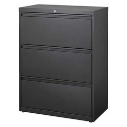 Hirsh Lateral File Cabinet,40-1/4 in. H,Black 14974