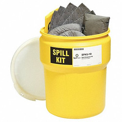 Spilltech Spill Kit,Drum,Universal,15" H x 15" W SPKU-10