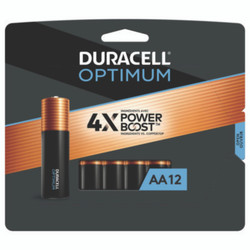 Duracell® Optimum Alkaline Aa Batteries, 12/pack OPT1500B12PRT