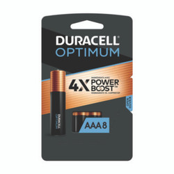 Duracell® Optimum Alkaline Aaa Batteries, 8/pack OPT2400B8PRT