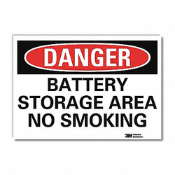 Lyle Danger Sign,7 in x 10 in,Rflct Sheeting U3-1127-RD_10X7