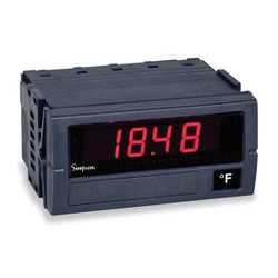 Simpson Electric Digital Panel Meter,Temperature F45-1-80-0-F