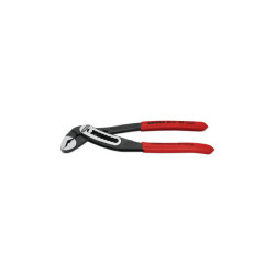 Alligator Pliers, 7-1/4 in OAL, V-Jaws, 9 Adjustments, Serrated