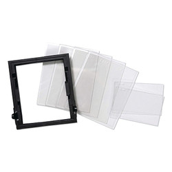 Insight Clear Safety Plate Kit, 5 in x 5 in x 1/2 in, Polycarbonate, Clear