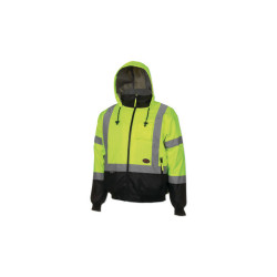 5209U Class 3 High Visibility Safety Bomber Jacket, Polyfill, X-Large, Y/G