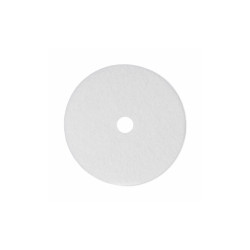 Boardwalk® Polishing Floor Pads, 24" Diameter, White, 5/carton BWK4024WHI