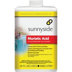 Sunnyside 32 Oz. Muriatic Acid 71032S Pack of 6