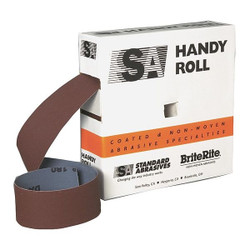 Standard Abrasives Abrasive Roll,1" W x 150 ft. L,Cloth,P80 706221