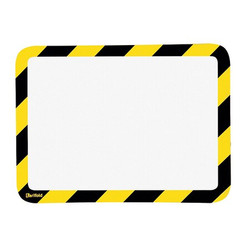 Tarifold Sign Holder,Yellow/Black,Magnetic,PK2  P194944