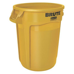 Rubbermaid Commercial Utility Container,20 gal.,Yellow FG262000YEL