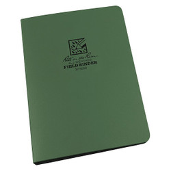 Rite in the Rain 6-Ring Field Binder,1/2",Green 9200