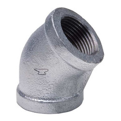 Anvil 45 Elbow, Malleable Iron, 1/4 in, NPT 0311023006