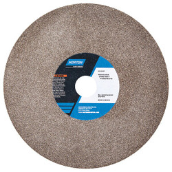 Norton Abrasives Grinding Wheel,8 in. Dia,AO,60/80G,Brown 07660788277