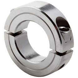 Climax Metal Products Shaft Collar,Clamp,2Pc,3/4 In,SS 2C-075-S