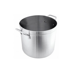 Crestware Heavy Duty Stock Pot,12.37" Dia,Aluminum HPOT20