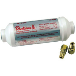 Robertshaw Inline Water Filter,0.8 gpm,1 1/2" H  11-200