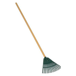 Seymour Midwest Shrub Rake,Polypropylene,42 in.,Straight 40881GRA