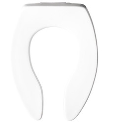 Bemis Toilet Seat,Elongated Bowl,Open Front  1655SSCT