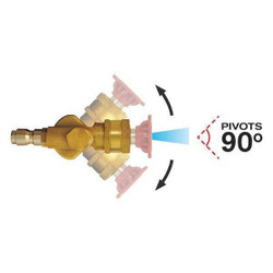 A.R. Blue Clean Connect Coupler,4000 psi Max. Pressure AL-QC1/4PIVOT
