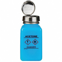 Menda Dispensing ESD Bottle,106.7 mm H,Blue 35730
