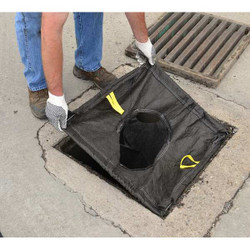 Enpac Catch Basin Insert,500 gpm,Black 4343