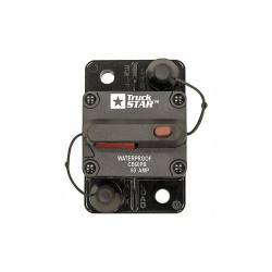 Buyers Products Automotive Circuit Breaker,CB,60A,12VDC CB60PB