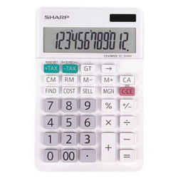 Sharp Desktop Calculator,LCD,12 Display Digits EL-334W